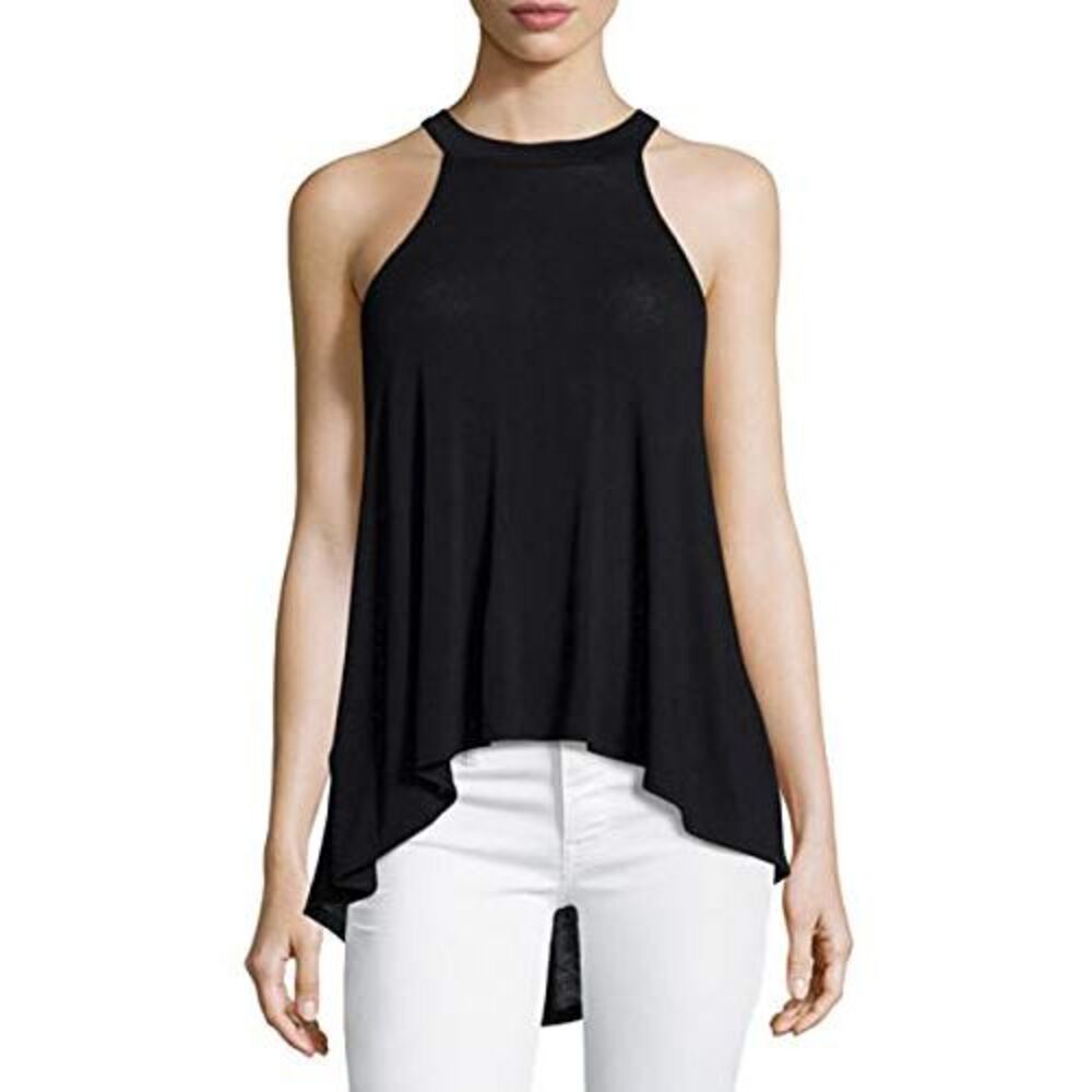 BCBGeneration Knit Top Tank (Black, XX-Small)